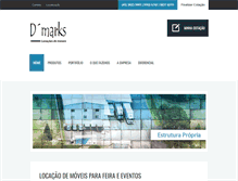 Tablet Screenshot of dmarks.com.br